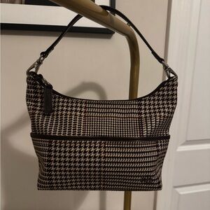 Ralph Lauren Houndstooth Shoulder Bag
